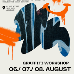 Square graffiti street art workshop poster  1 